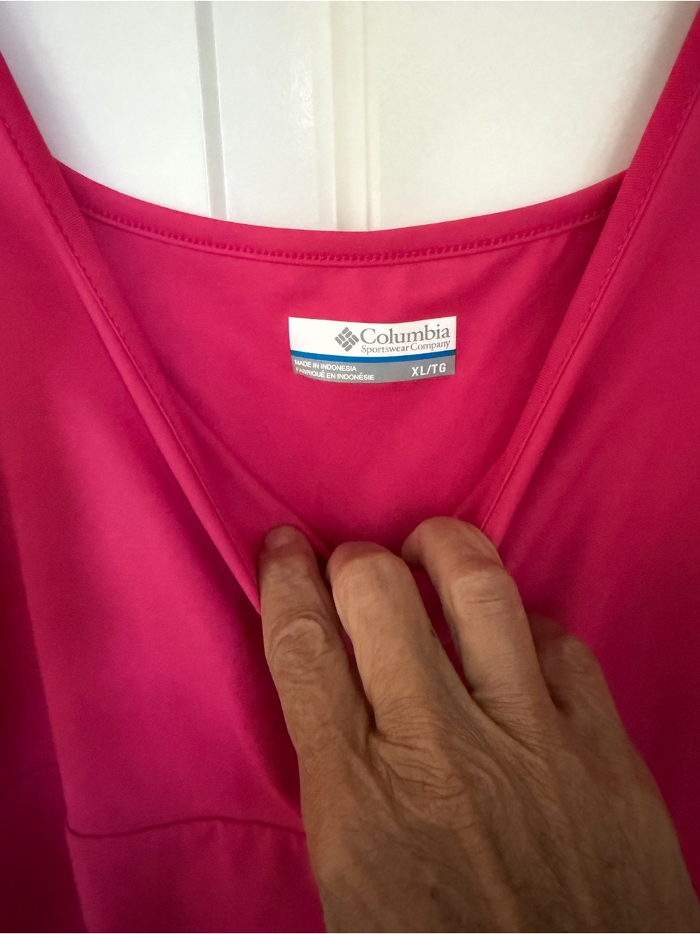 Columbia Women's Fuchsia Scoop Neck Tank Dress - Picture 3 of 3